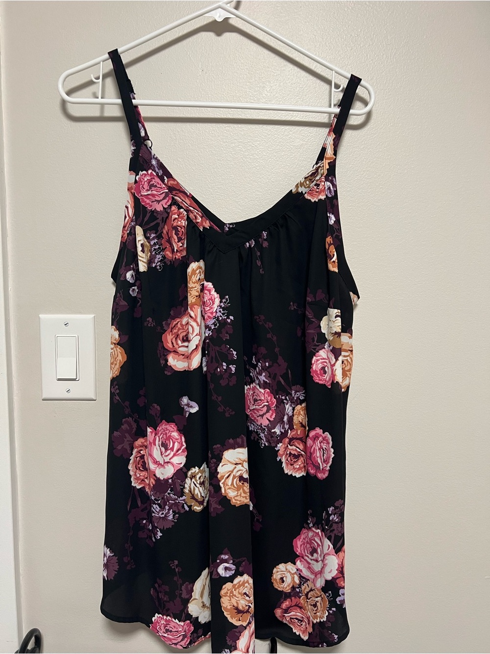 Torrid Floral Spaghetti Strap Blouse